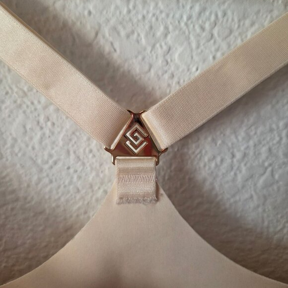 Thirdlove US Womens 38E 24/7 Perfect Coverage Racerback Bra Nude Ivory Comfort - Picture 4 of 6